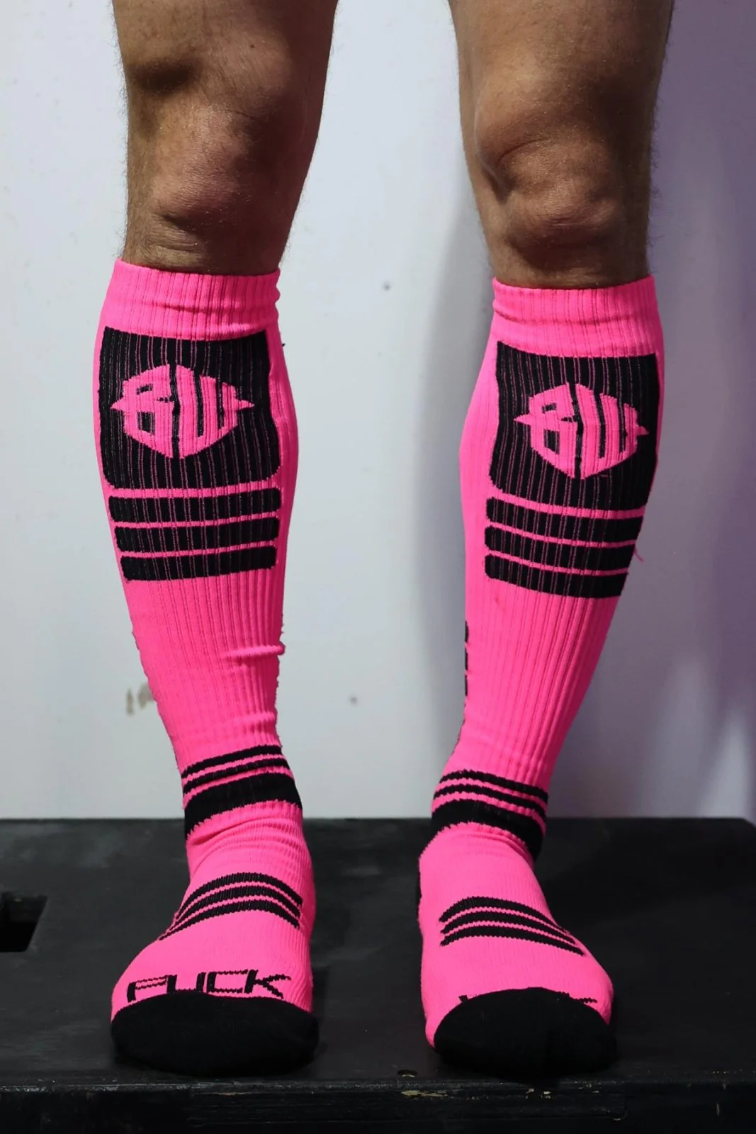 Breedwell Hypnotix Socks, Neon Pink - Image 3