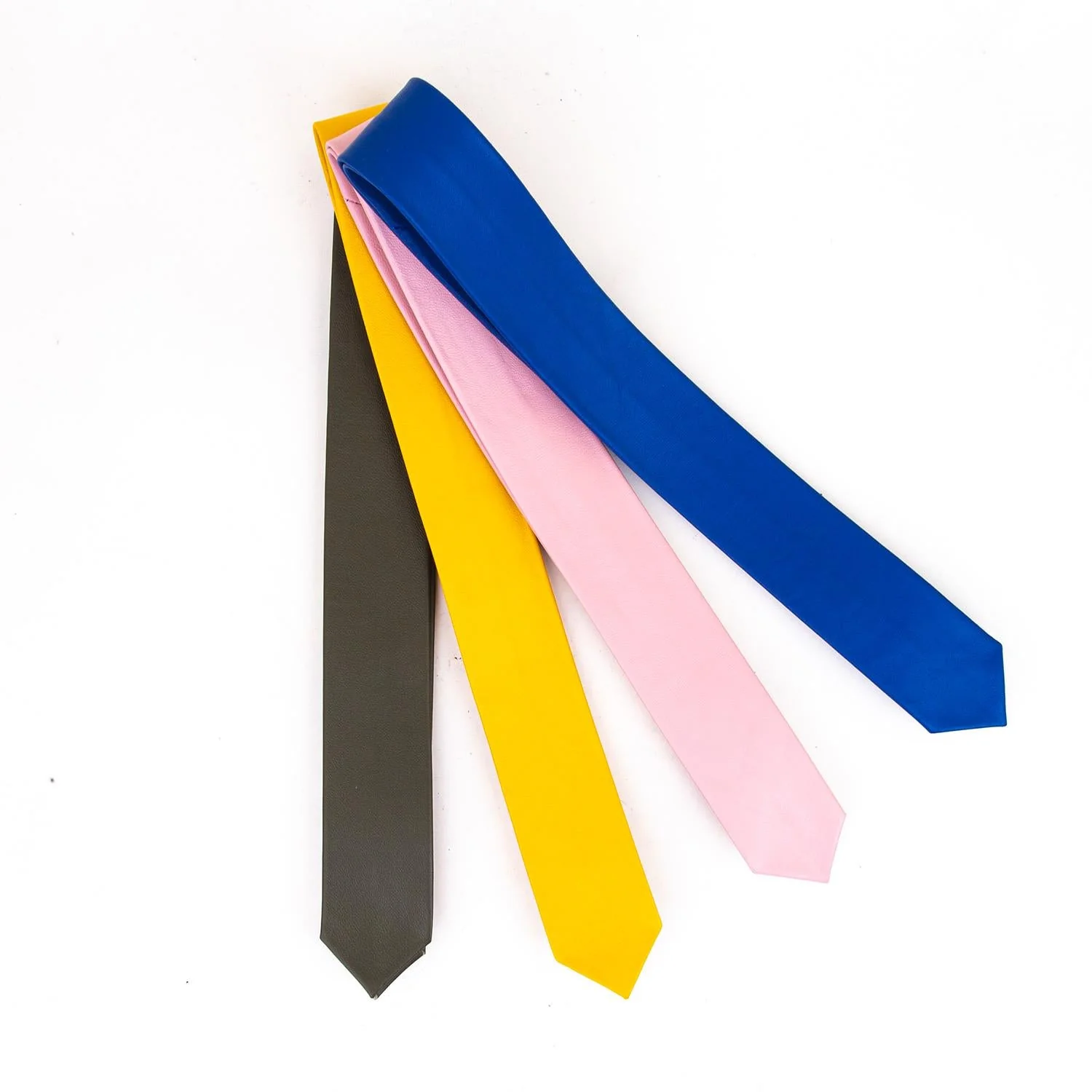 Leather Tie, Skinny Cut // Made to order - Image 4