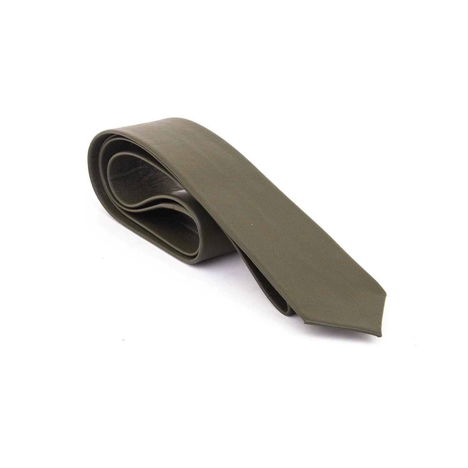 Leather Tie, Skinny Cut // Made to order - Image 6