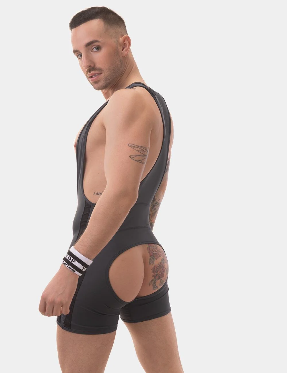 Backless Singlet Dastin, Titanium/Black - Image 3