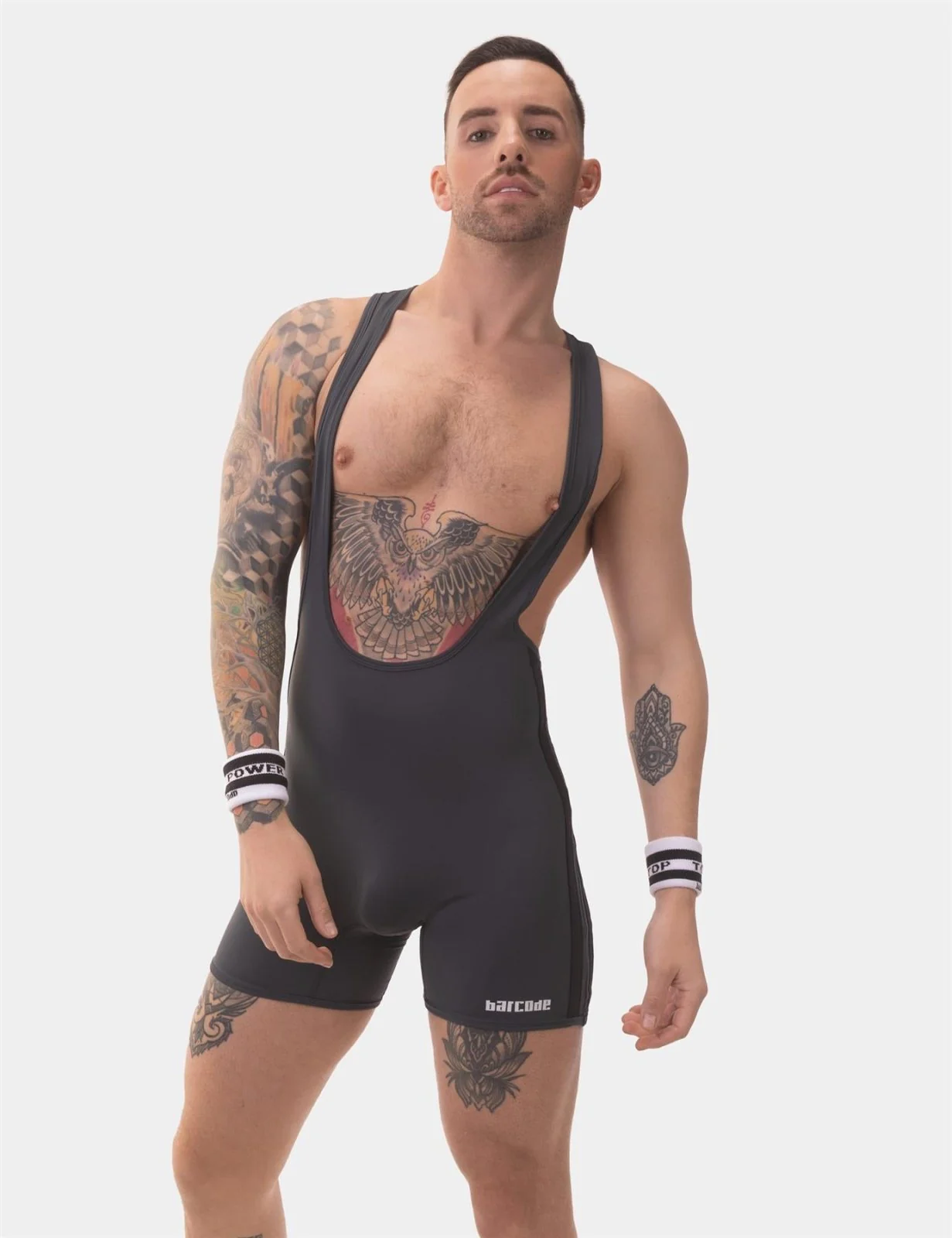 Backless Singlet Dastin, Titanium/Black - Image 5