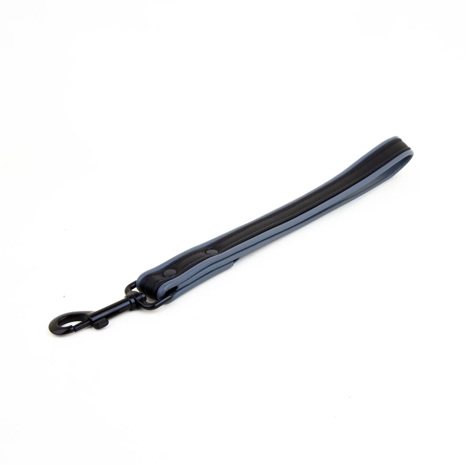 Short Leash, Leather, Black/Grey