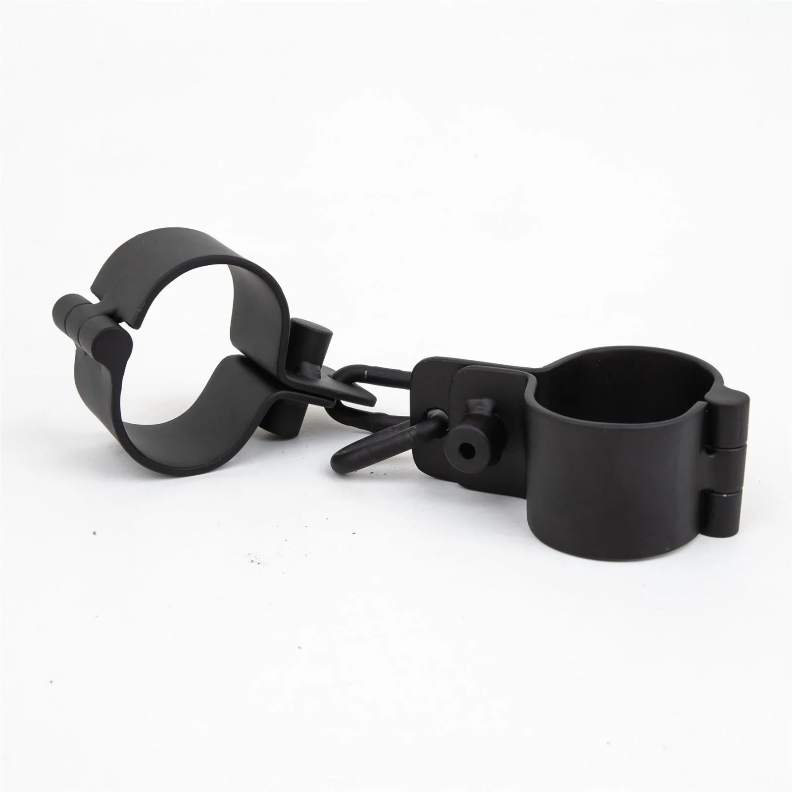 Steel Wrist Cuff - Pair, Black