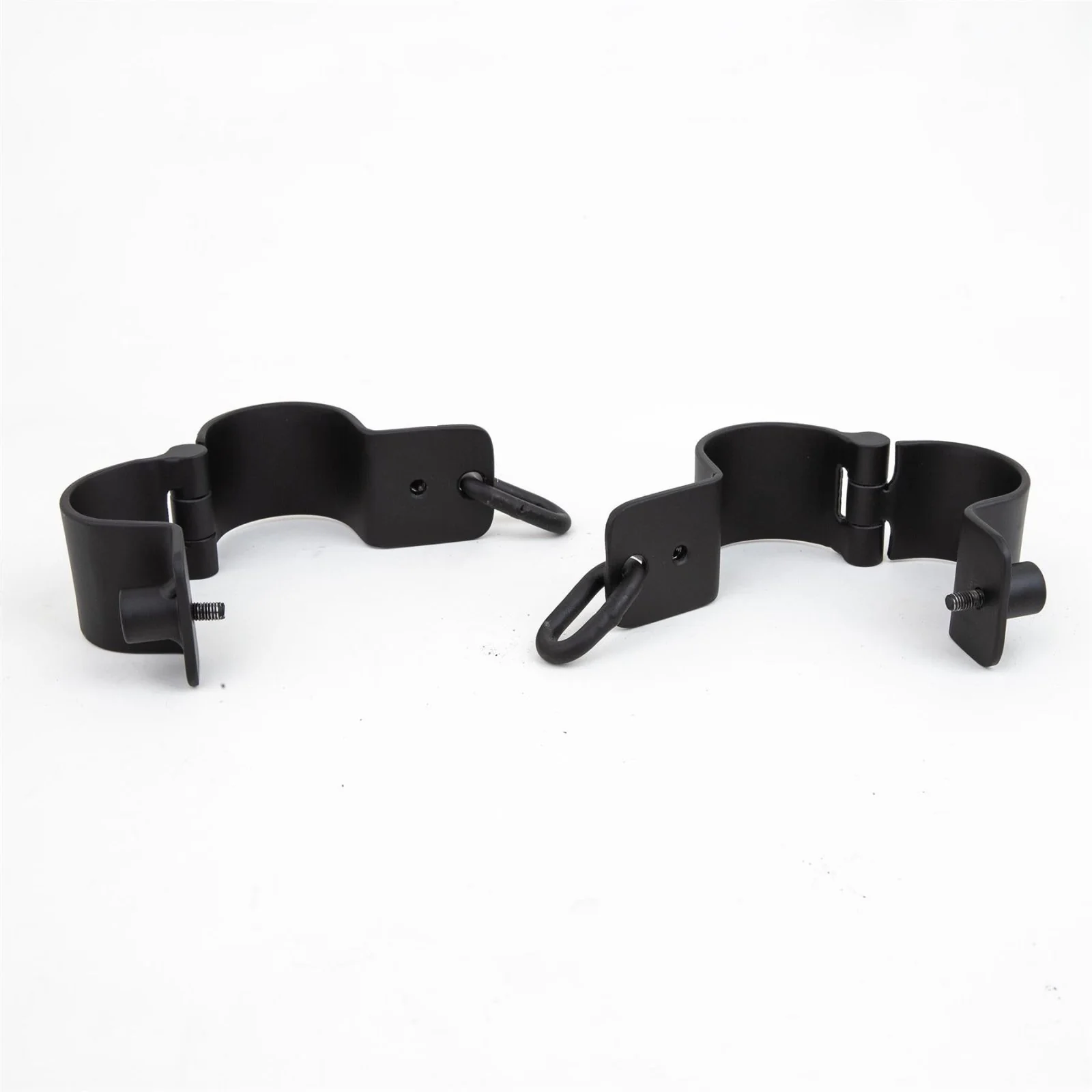 Steel Wrist Cuff - Pair, Black - Image 2