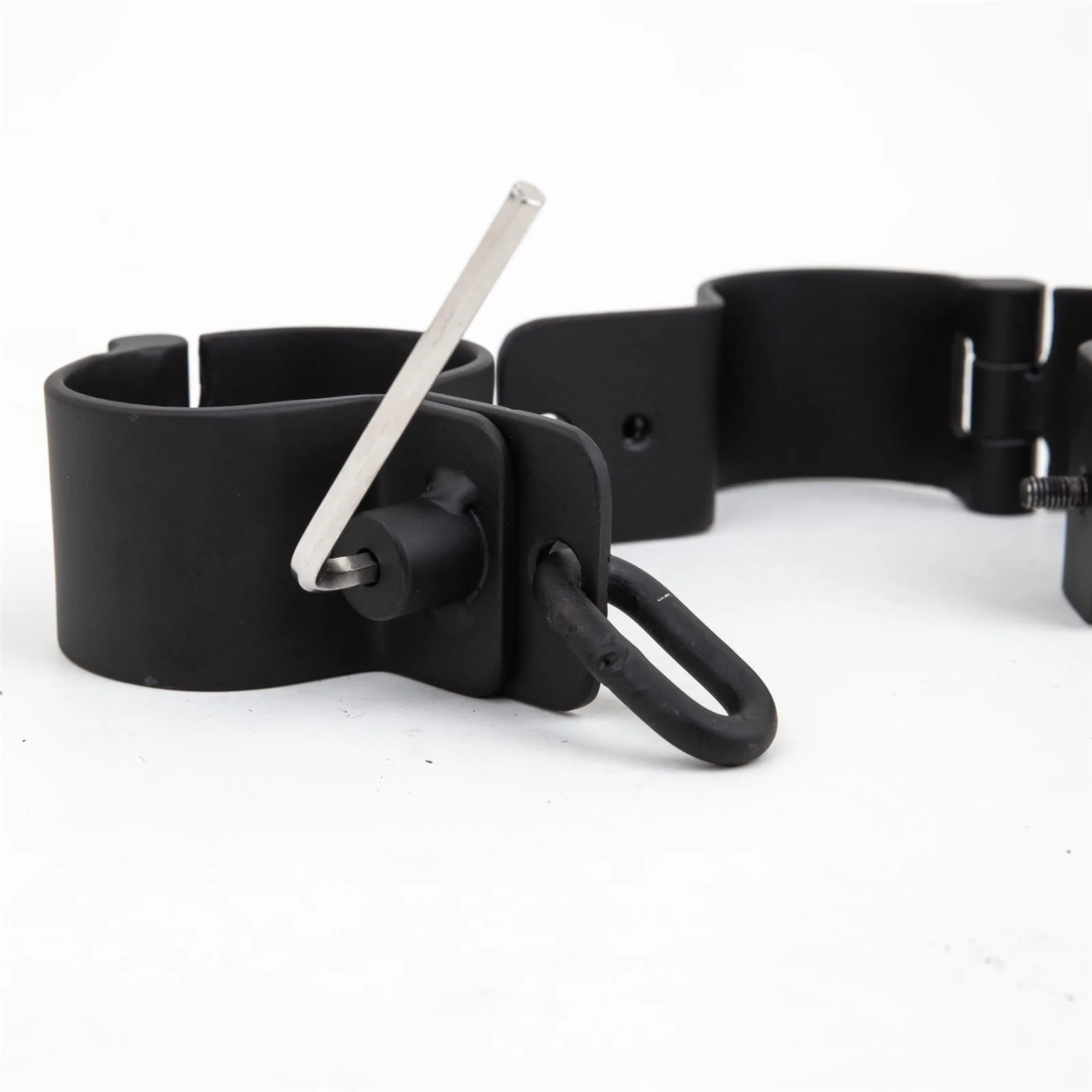 Steel Wrist Cuff - Pair, Black - Image 4
