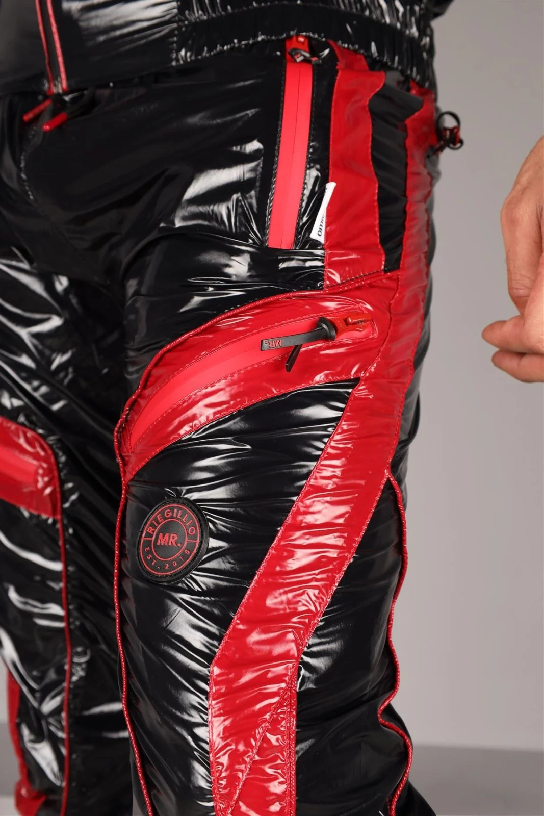 Base Track Pants, Red - Image 5