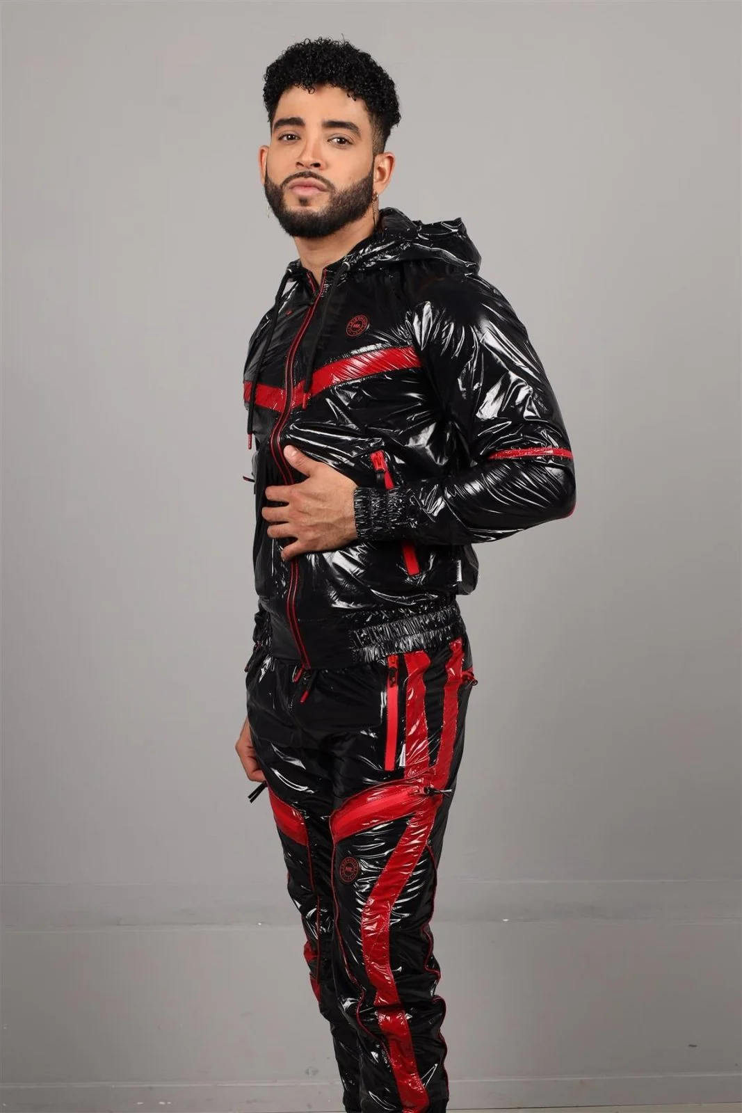 Base Track Pants, Red - Image 7