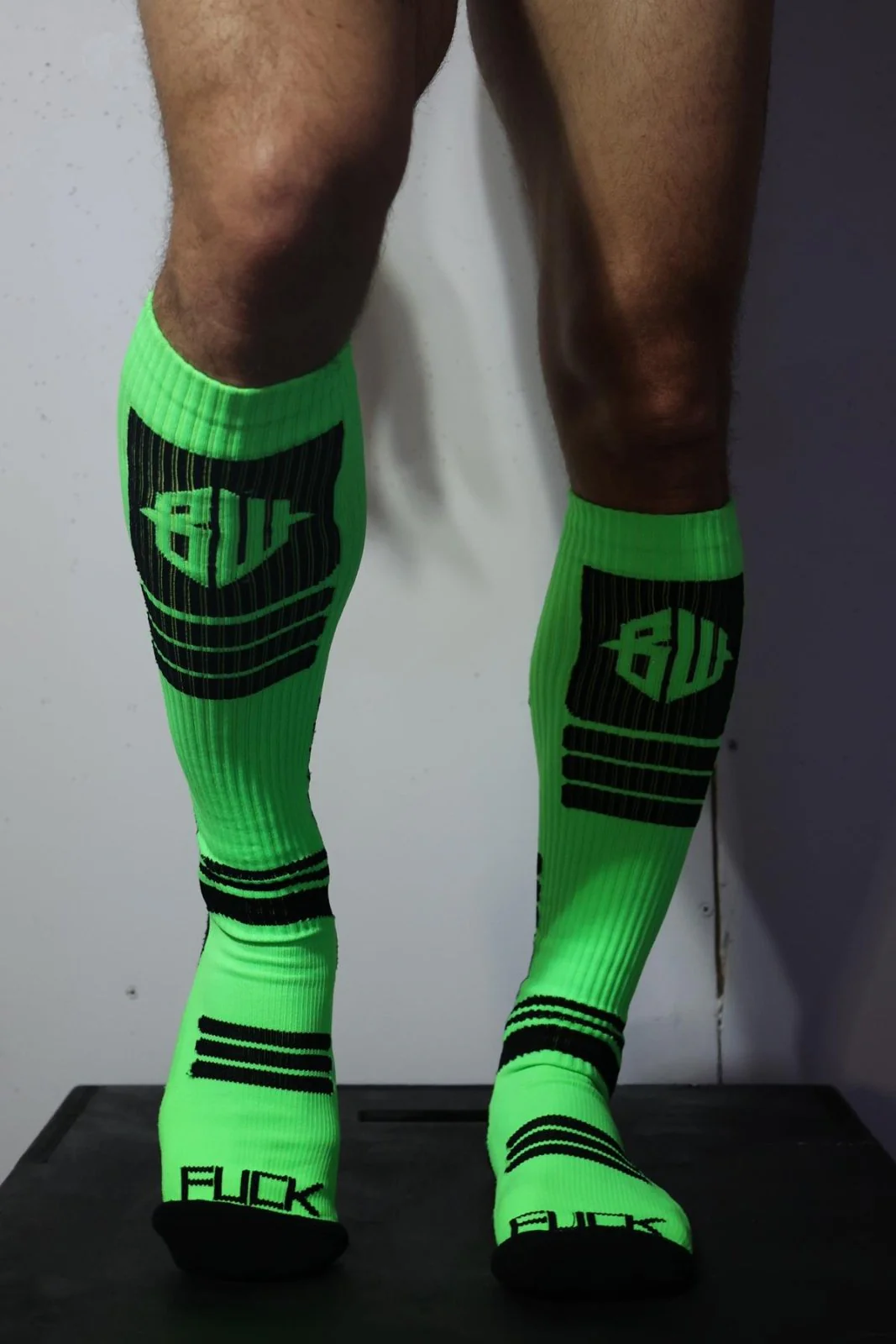 Breedwell Hypnotix Socks, Neon Green - Image 3