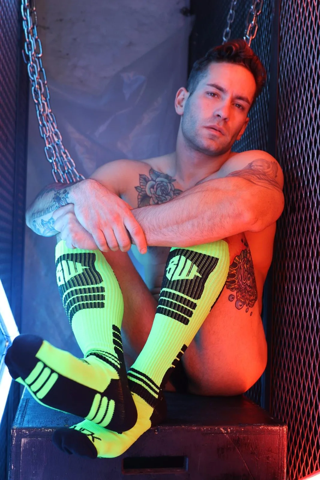 Breedwell Hypnotix Socks, Neon Green - Image 8