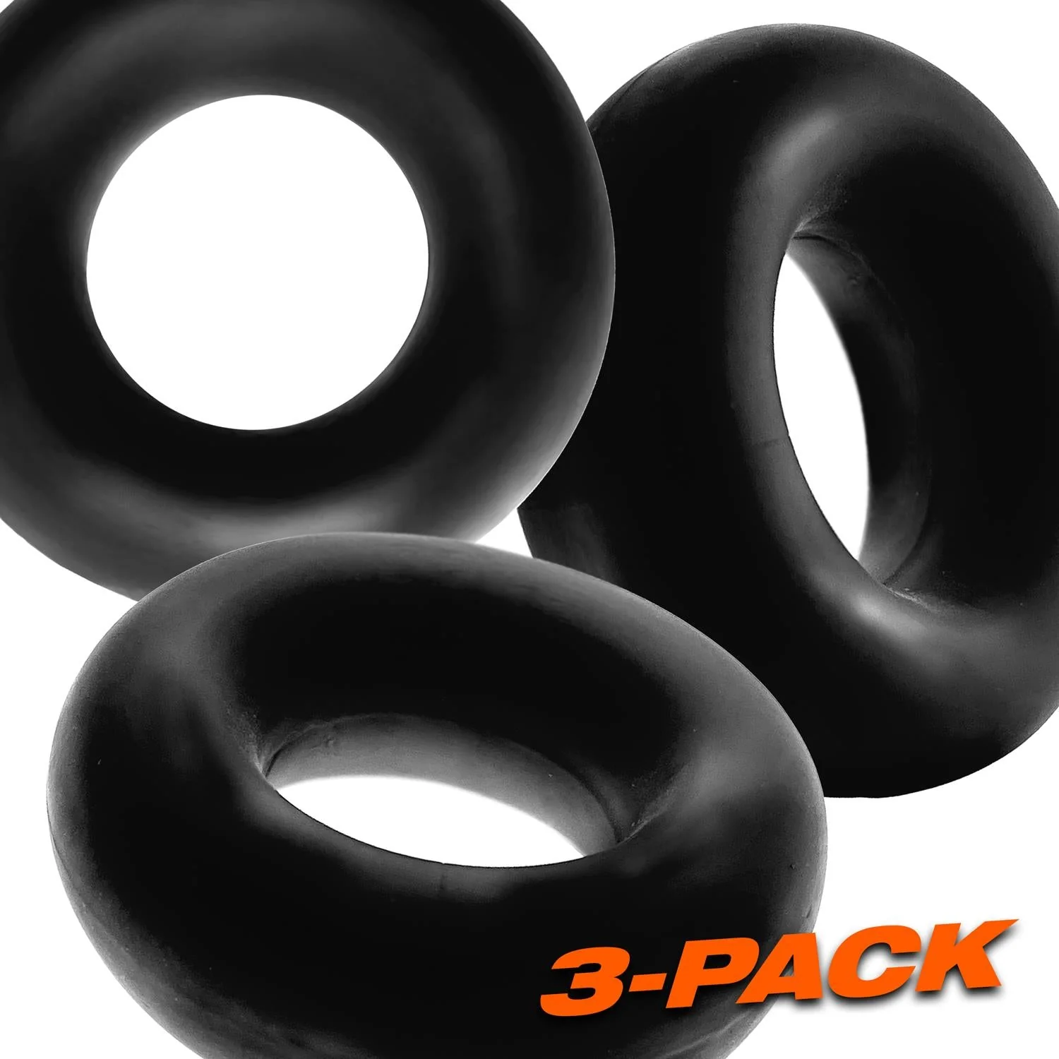 OXBALLS Fat Willy, 3 Pack, Black - Image 2