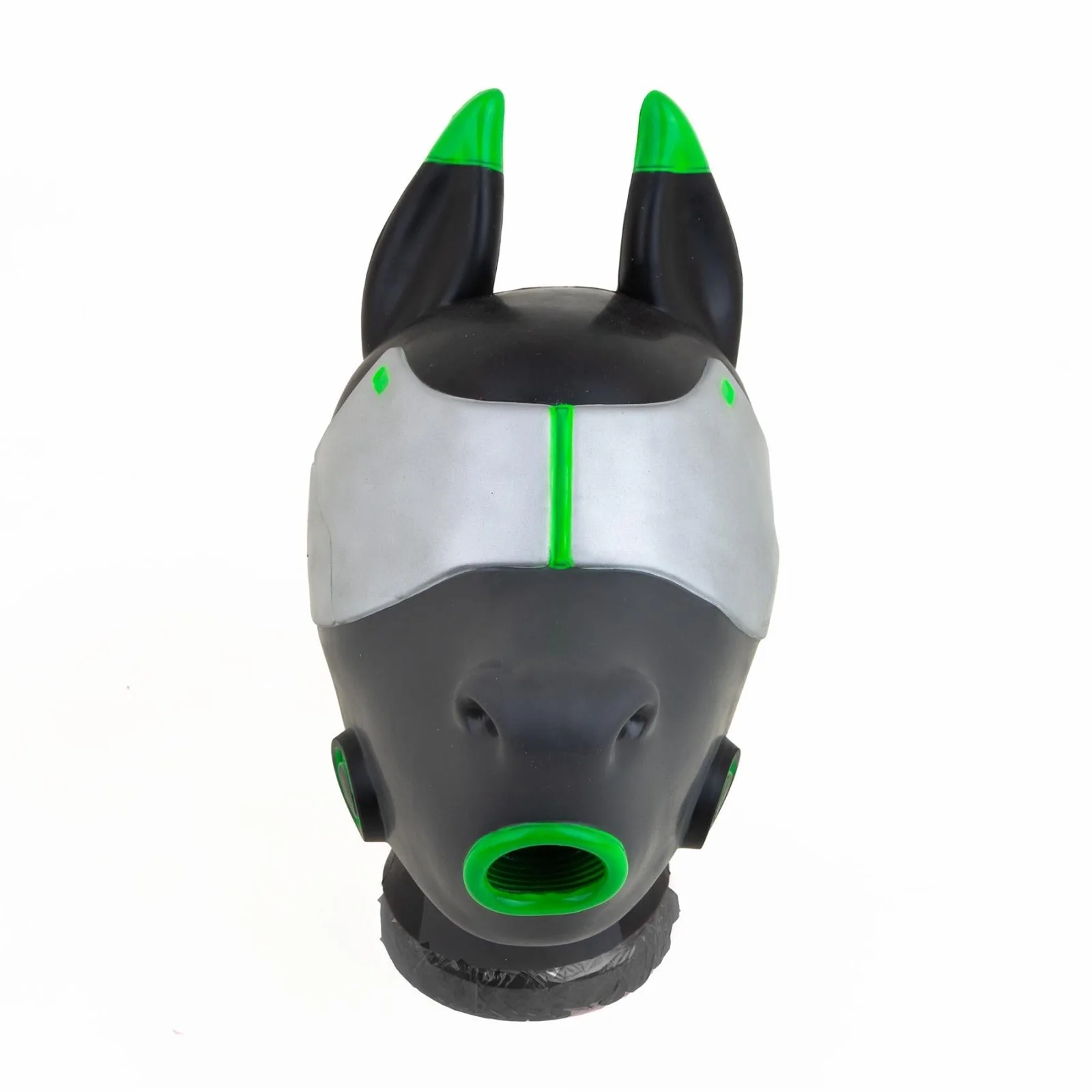 FURRJOI Silicone Horse Drone Hood, Lime - Image 2
