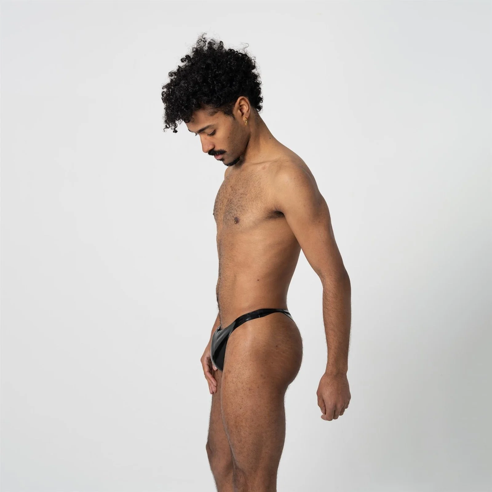 Rubber Thong, Black - Image 3