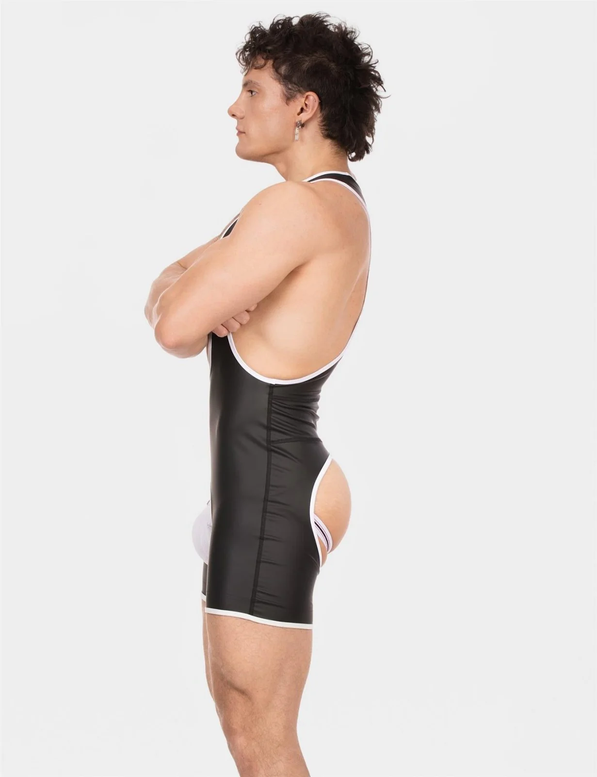 Barcode Singlet Kam, Black/White - Image 4