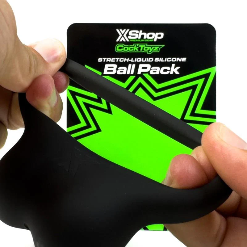 BOXER Stretch-Liquid Silicone Ball Pack, Black - Image 3