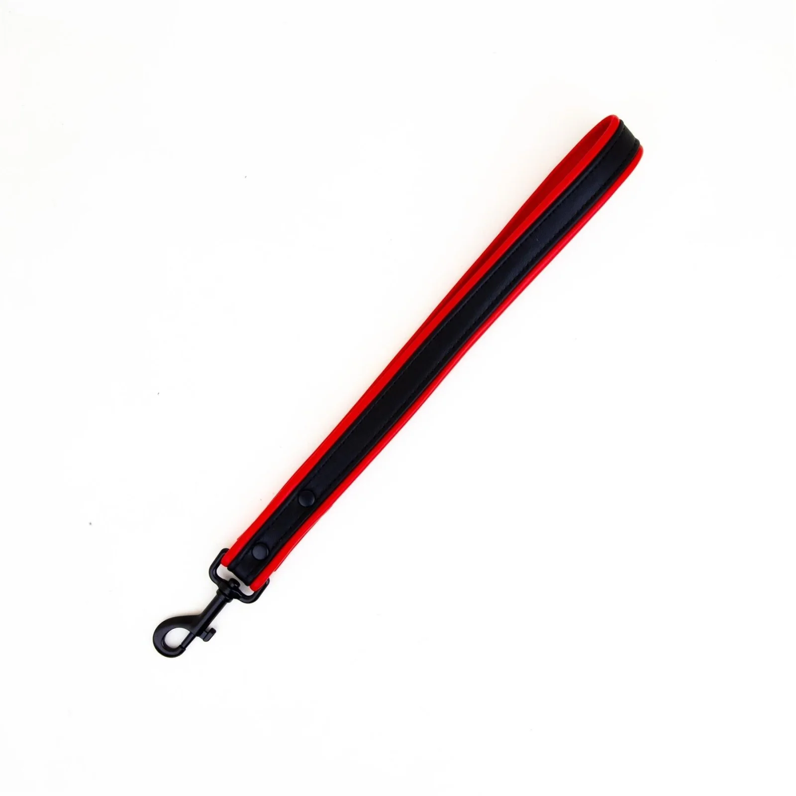 Short Leash, Leather, Black/Red - Image 4