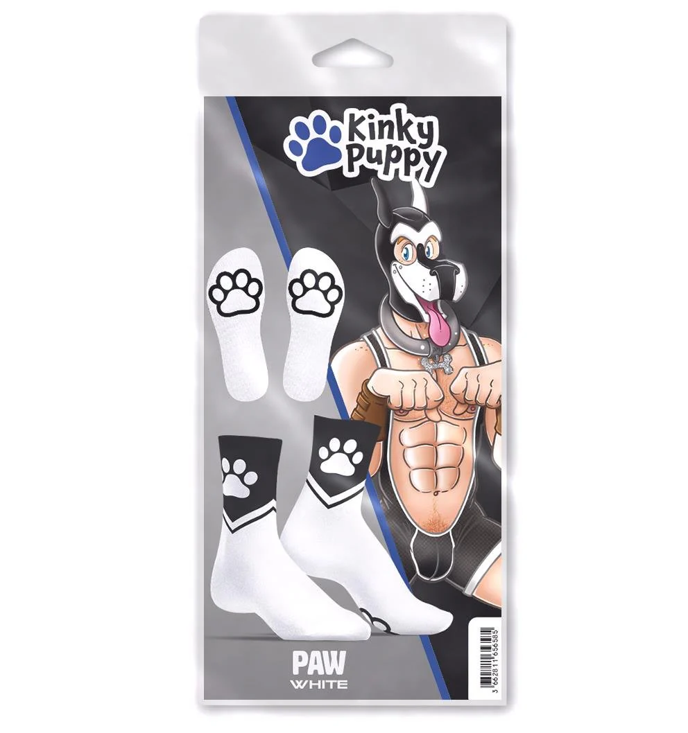 SNEAKXX "Paw" Skater Socks, White - Image 4