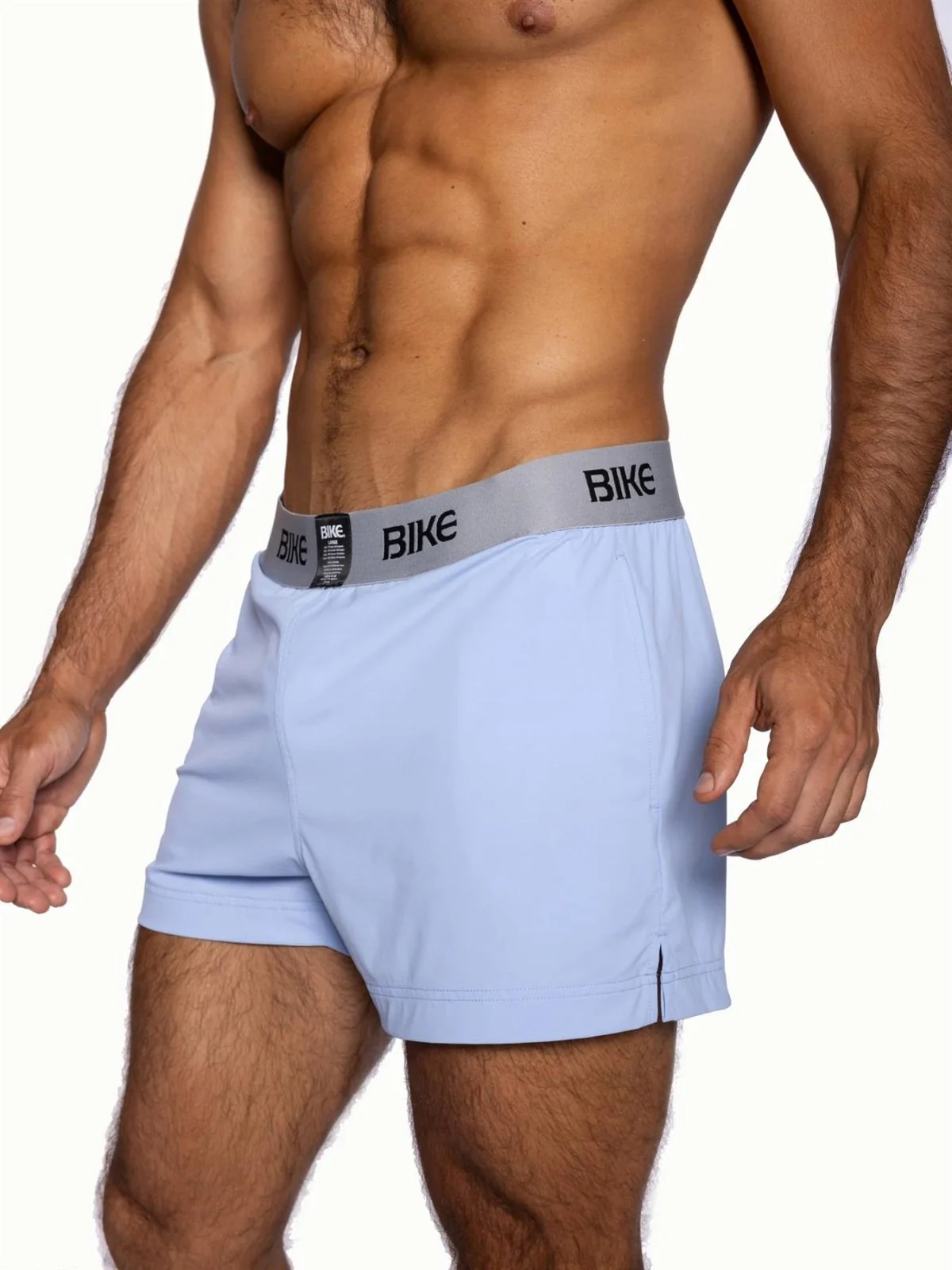 BIKE Jock Shorts, Ice Blue - Image 4