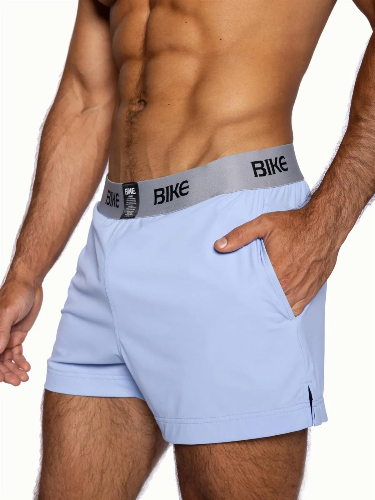 BIKE Jock Shorts, Ice Blue - Image 5