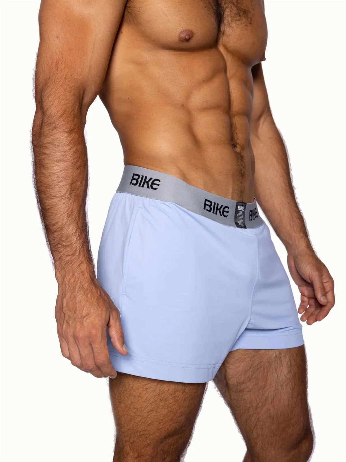BIKE Jock Shorts, Ice Blue - Image 6