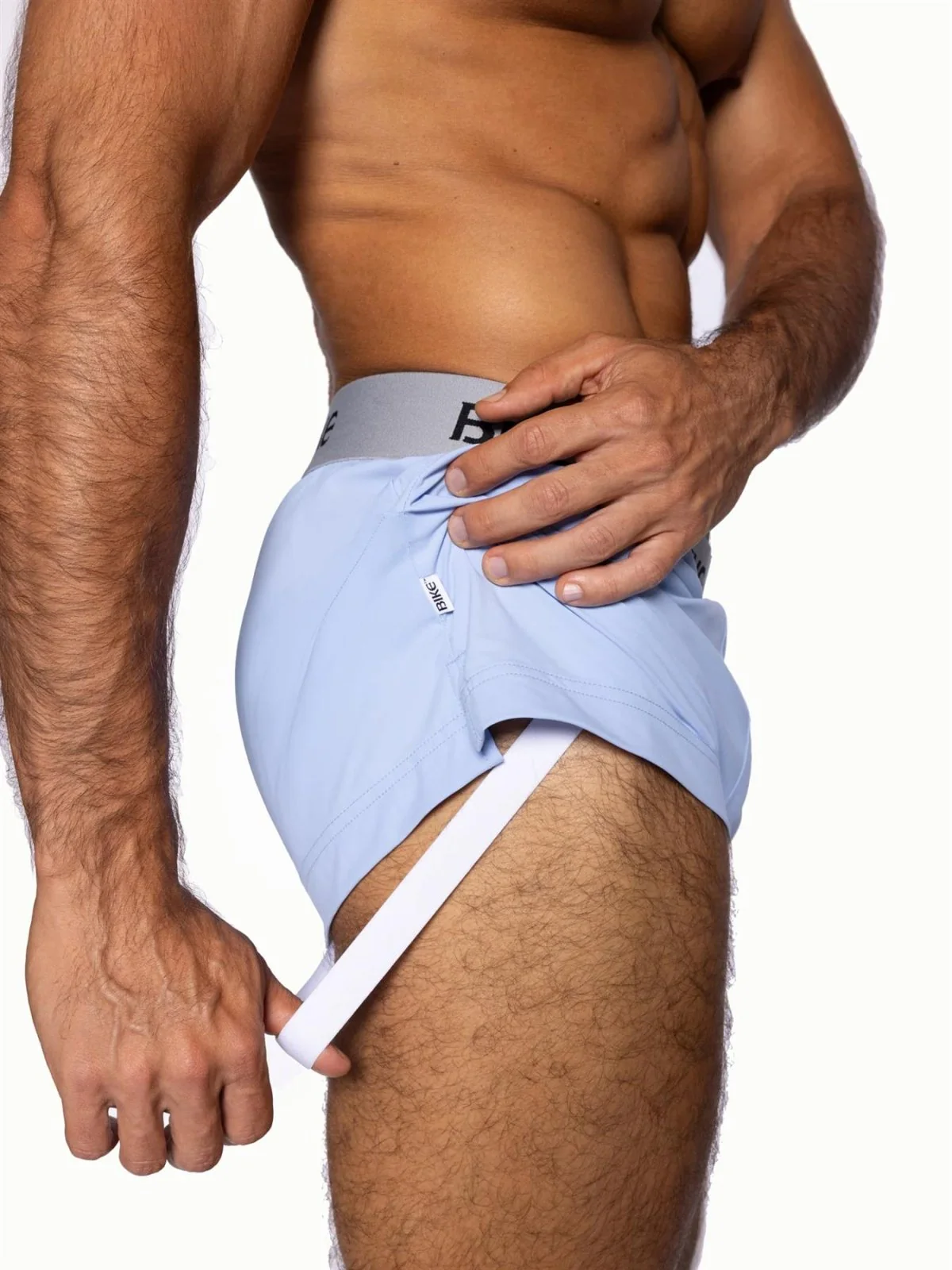 BIKE Jock Shorts, Ice Blue - Image 7