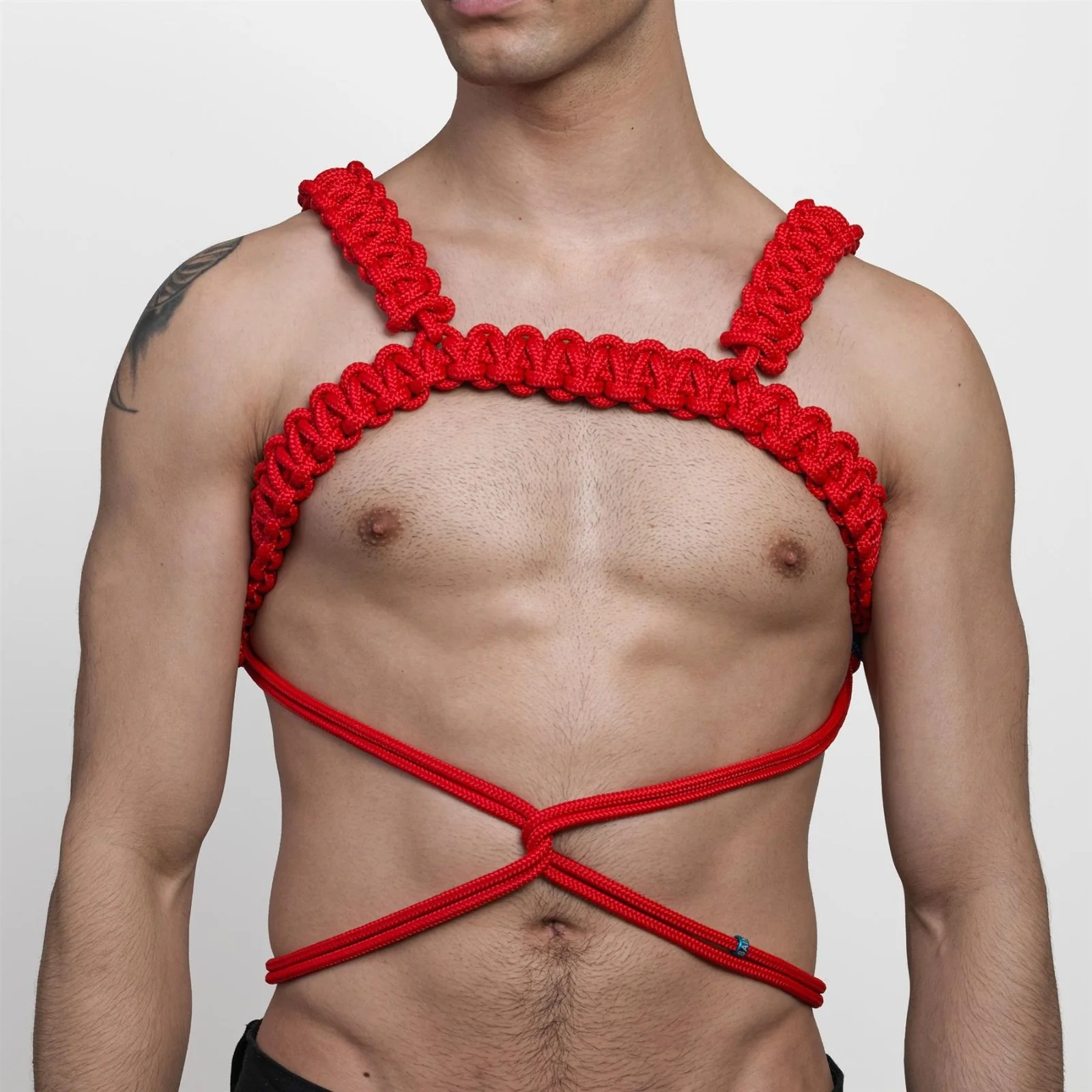 Aint.Saint Rope H-Harness, Red