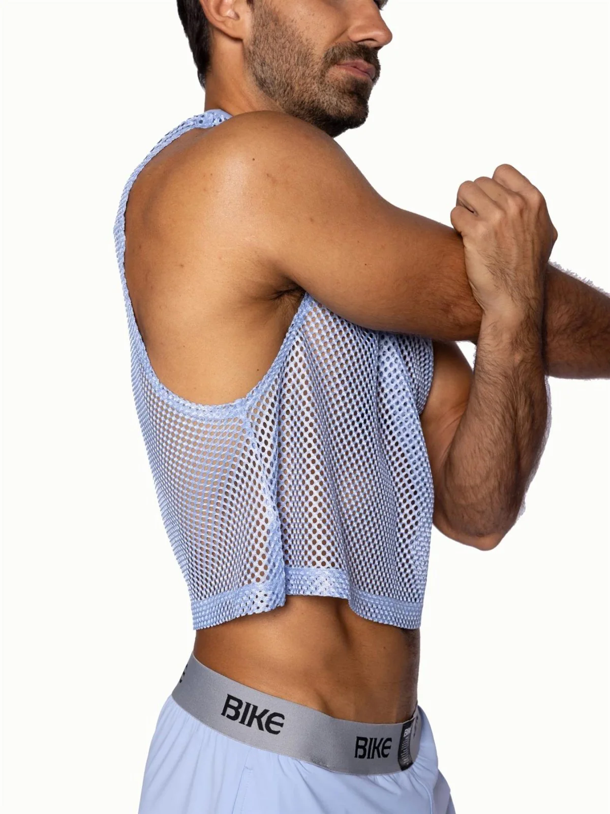 BIKE Sleeveless Practice Jersey, Ice Blue - Image 5
