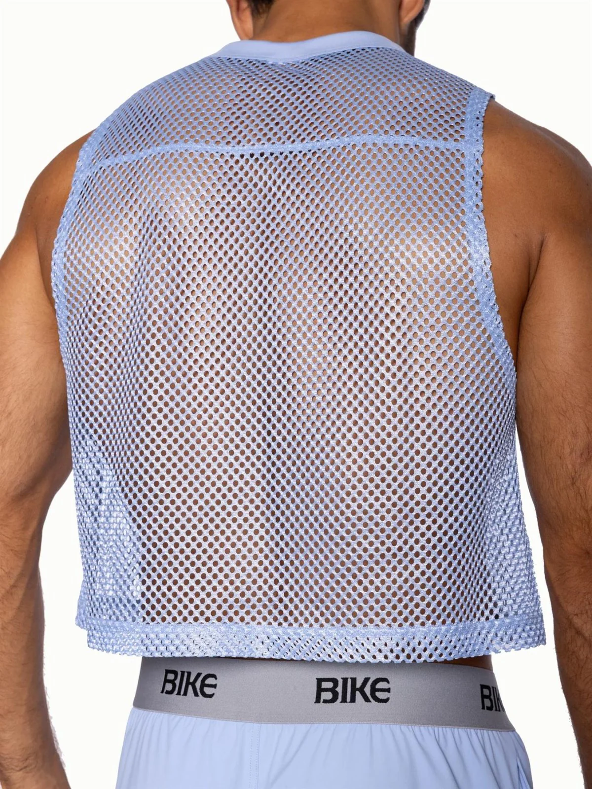 BIKE Sleeveless Practice Jersey, Ice Blue - Image 7