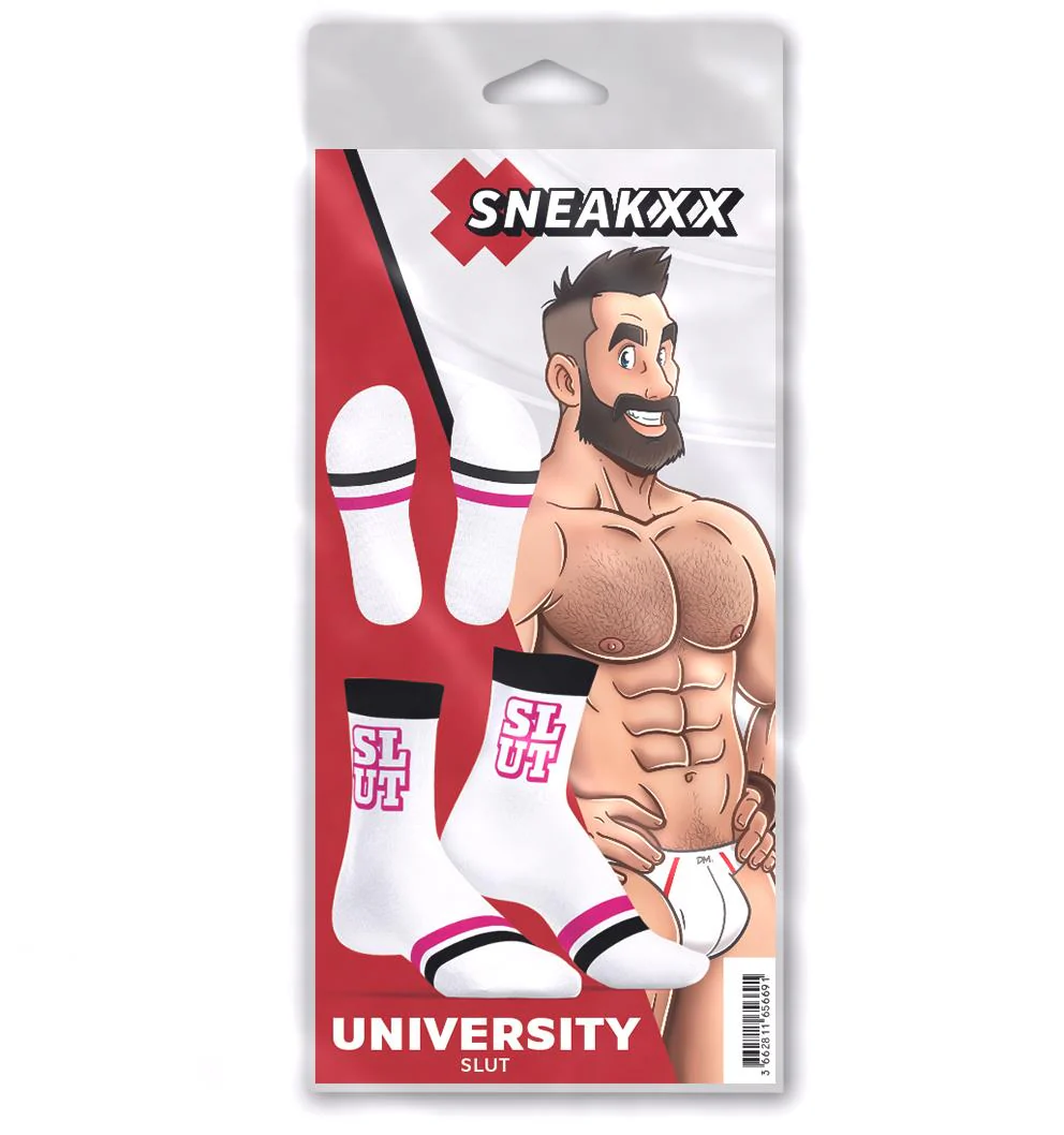 SNEAKXX "University Slut" Skater Socks - Image 4