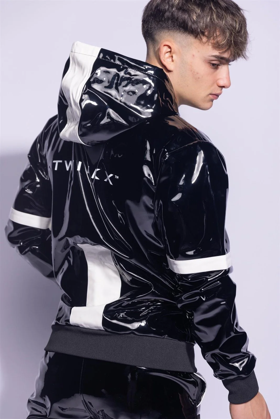 Twink X Datingstar Jacket, Black/White - Image 4