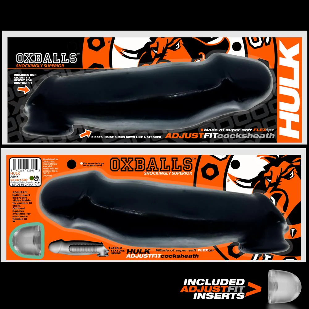 OXBALLS Hulk, Gargantic Cocksheath, Black - Image 10