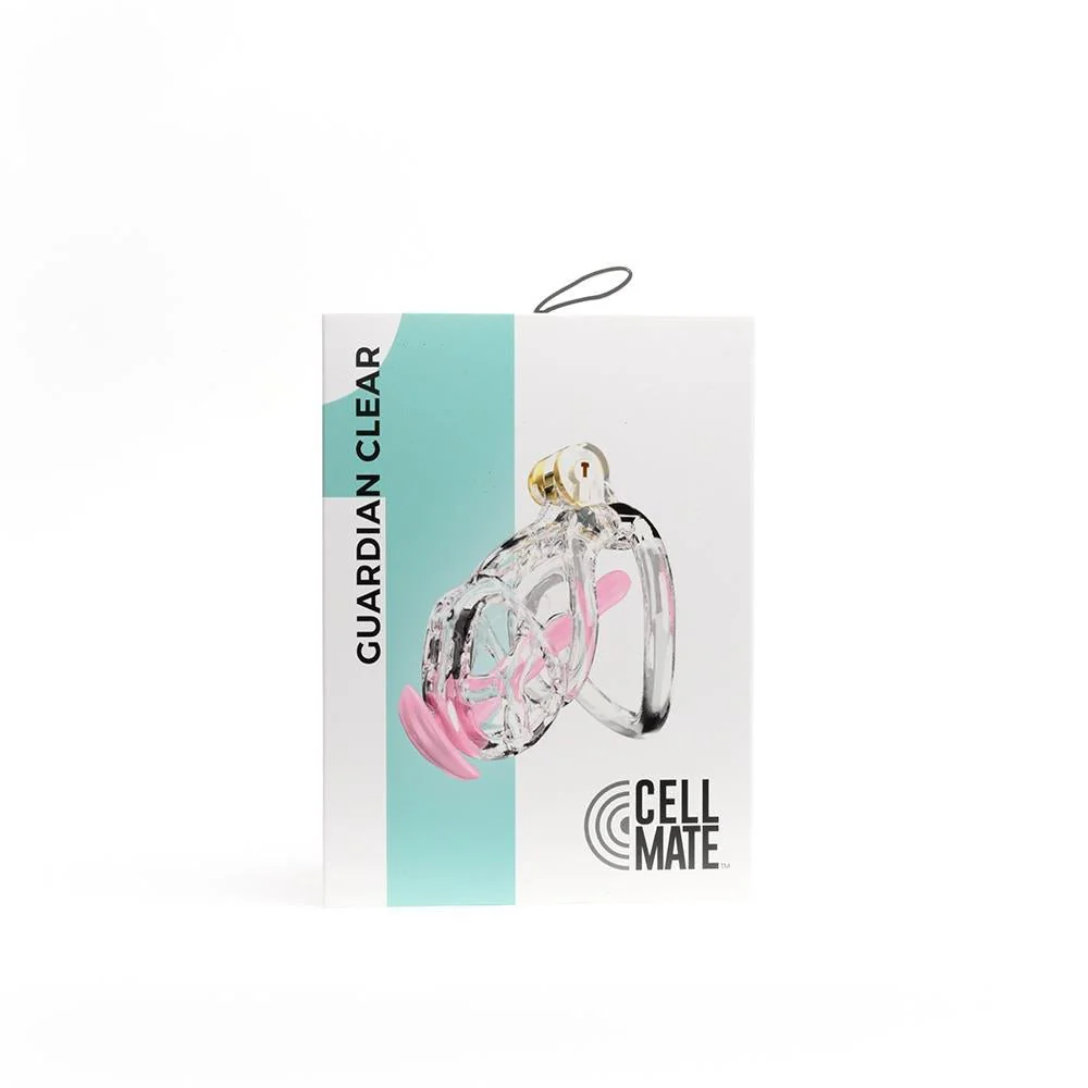 Cellmate Guardian Chastity Cage Clear - Image 5