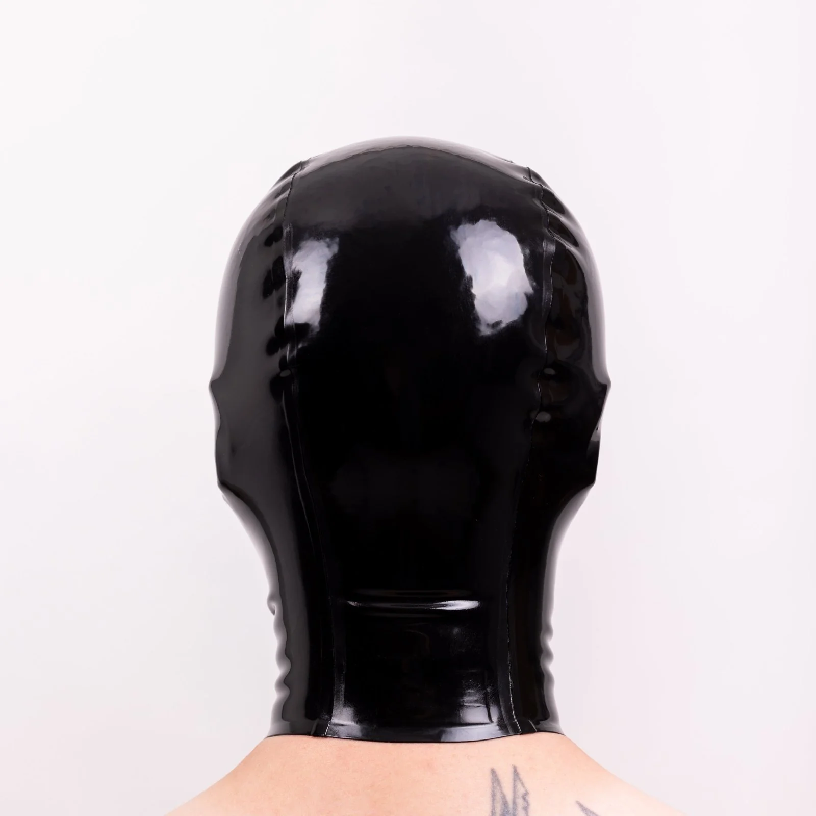Rubber Cocksucker Hood, Open Face, Pull-On, Open Eyes - Image 4