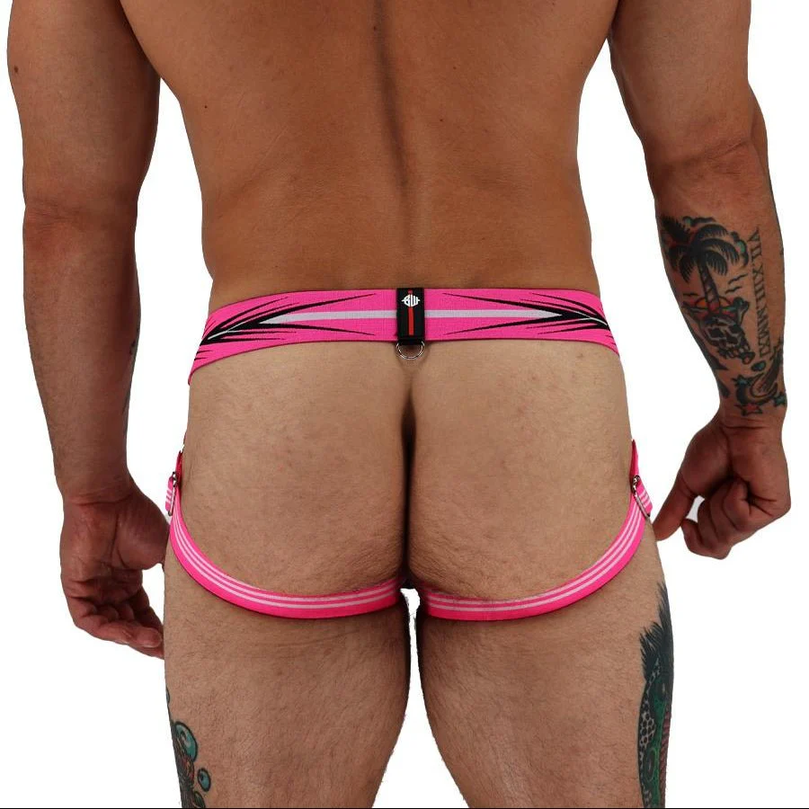 Breedwell Circuit Breaker Jock, Neon Pink - Image 2