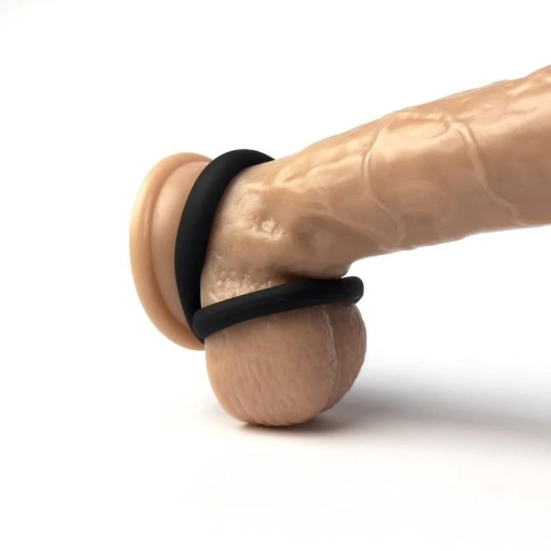 BOXER Stretch-Liquid Silicone Cock & ErgoBalls, Black - Image 6