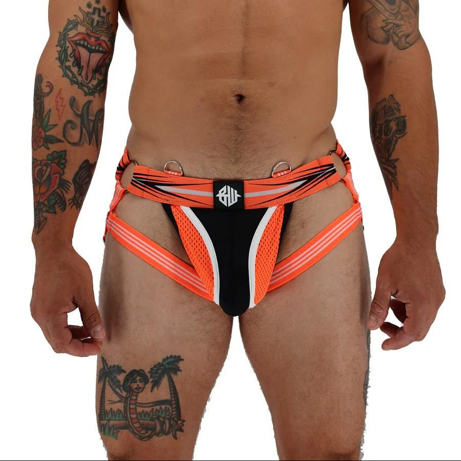 Breedwell Circuit Breaker Jock, Neon Orange