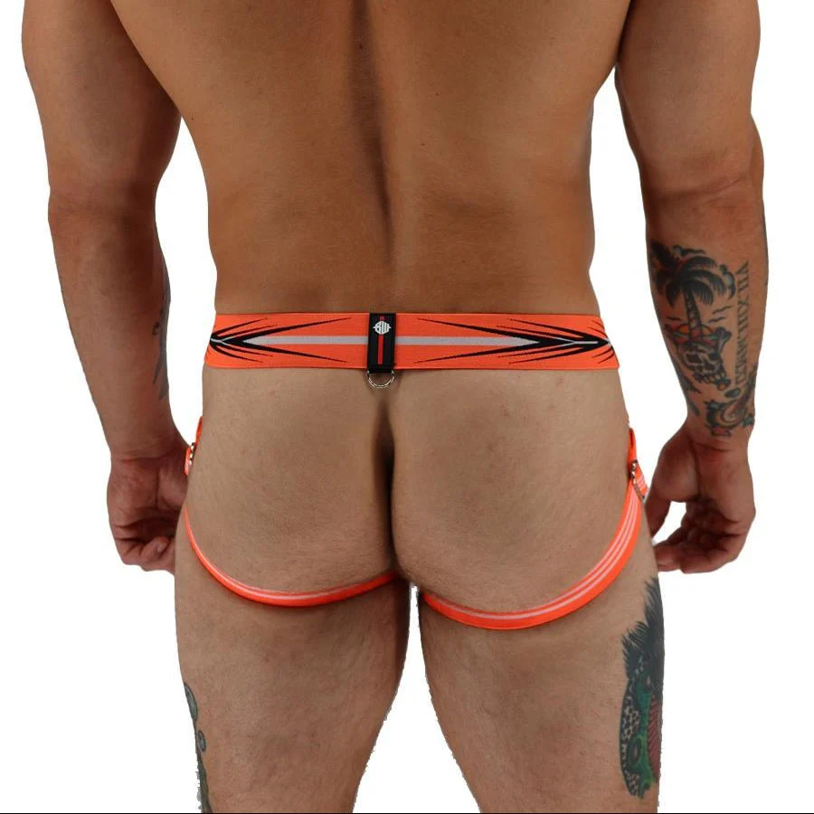 Breedwell Circuit Breaker Jock, Neon Orange - Image 2