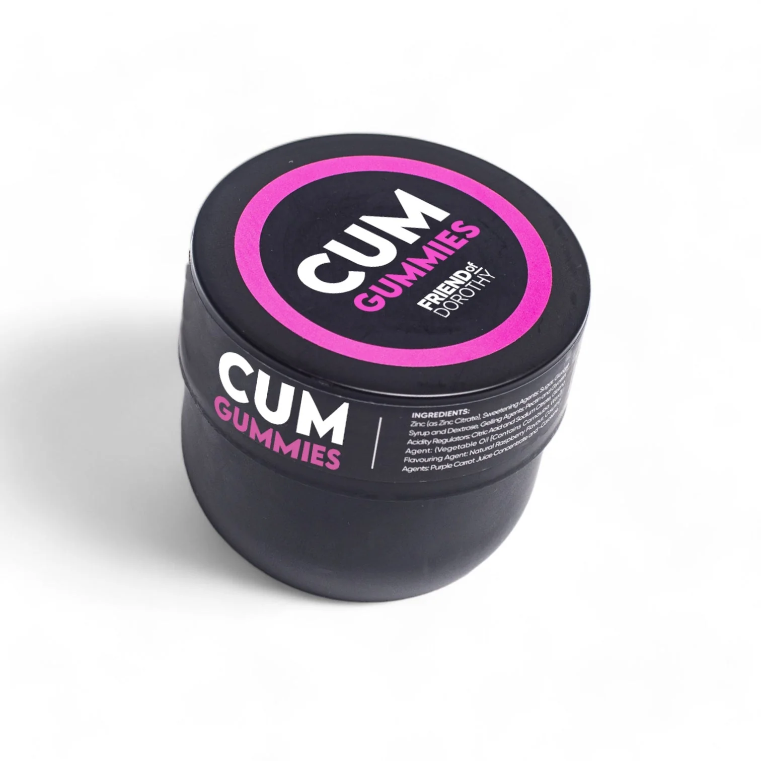 FRIEND OF DOROTHY CUM GUMMIES, Raspberry,  Semen Volume and Health Enhancement, 60 gummies