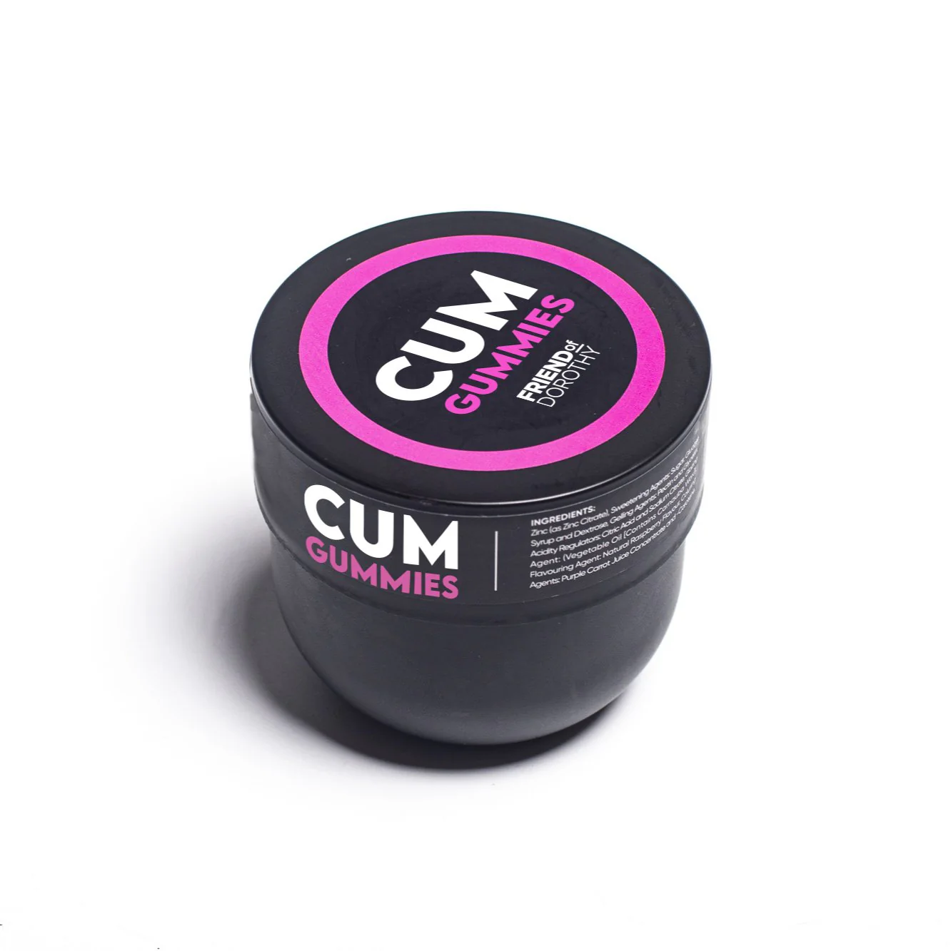 FRIEND OF DOROTHY CUM GUMMIES, Raspberry,  Semen Volume and Health Enhancement, 60 gummies - Image 2