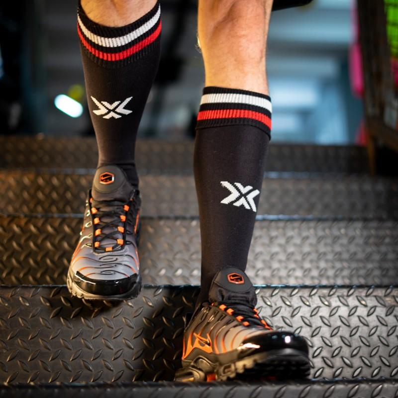 Football Socks, Master, Black/Red/White - Image 3