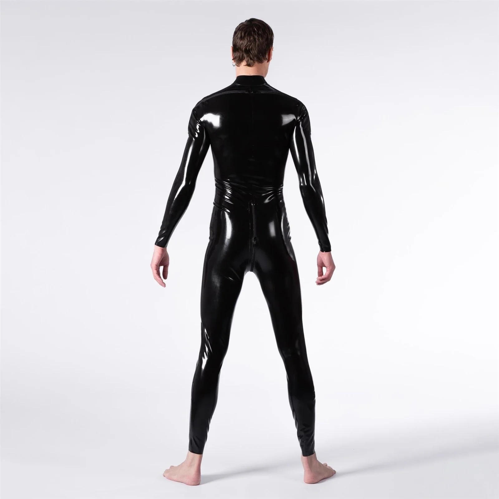 Rubber Catsuit, Cross Shoulder Entry // Made to order - Image 5