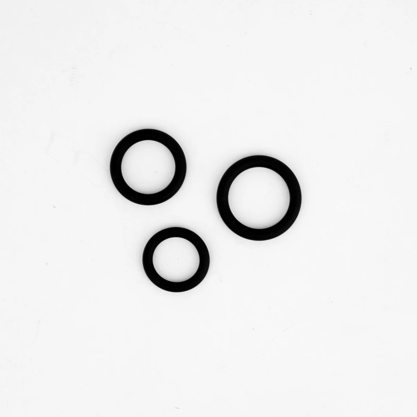 Silicone Shaft/Ball Ring, 3-Pack, Black, 22mm / 26mm / 30mm - Image 3