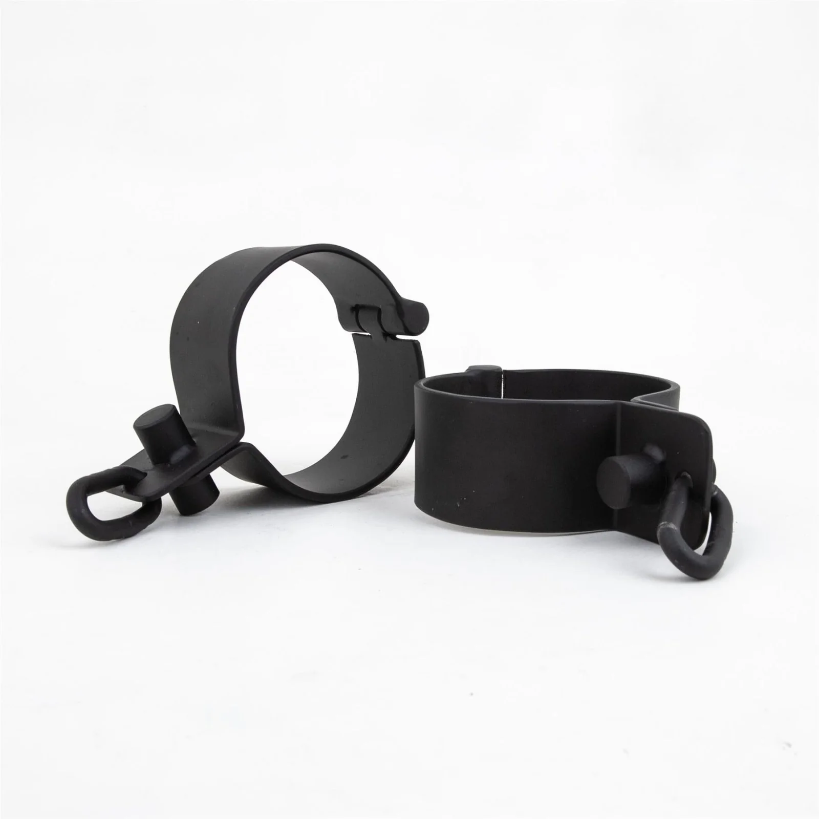 Steel Ankle Cuff - Pair, Black - Image 3