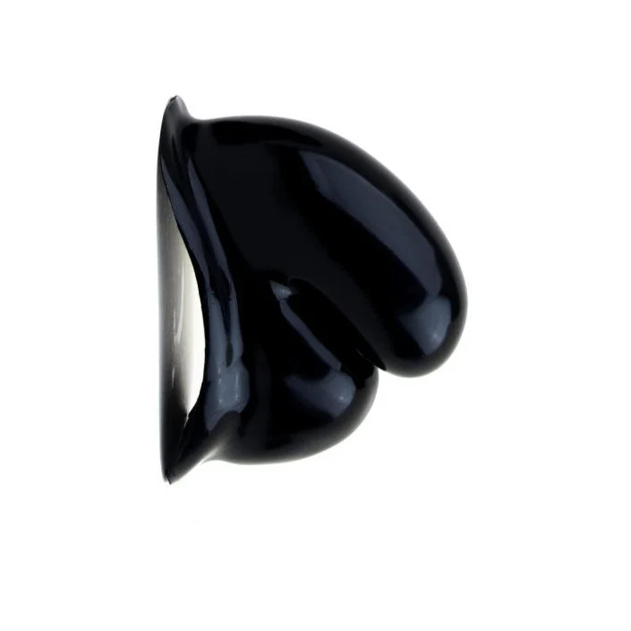 Rubber Chastity Sheath, Black, 1.5mm - 2mm, L