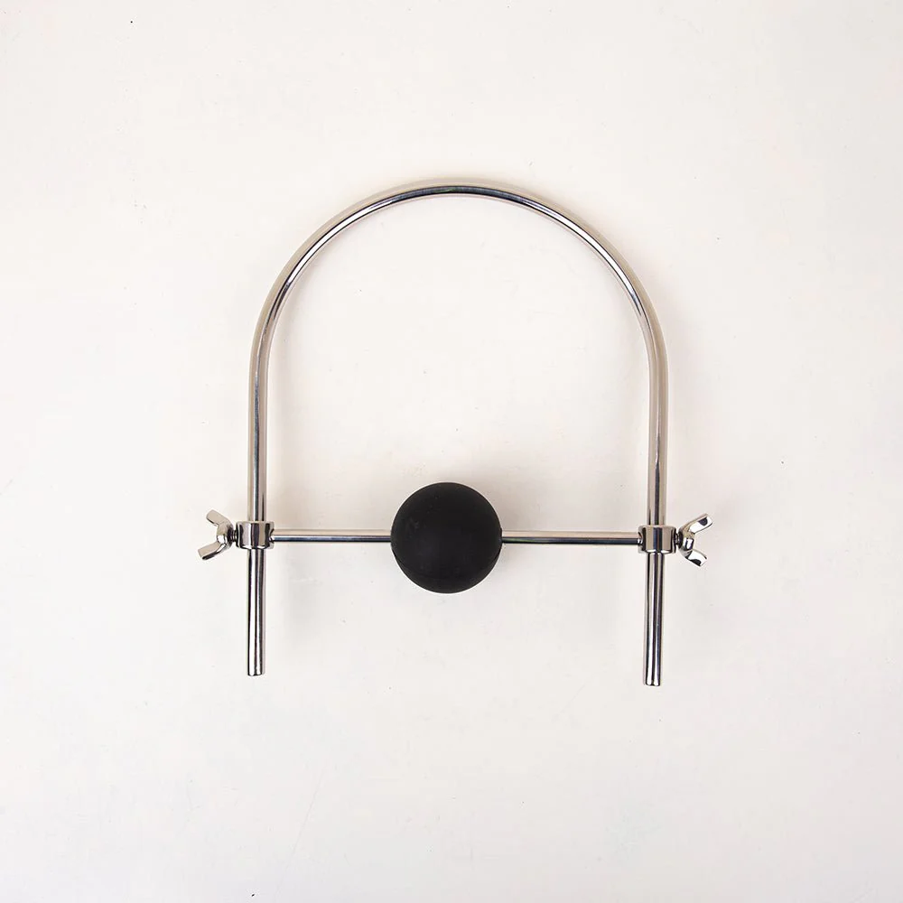 Mouth Bound - Steel & Rubber Ball Gag - Image 3