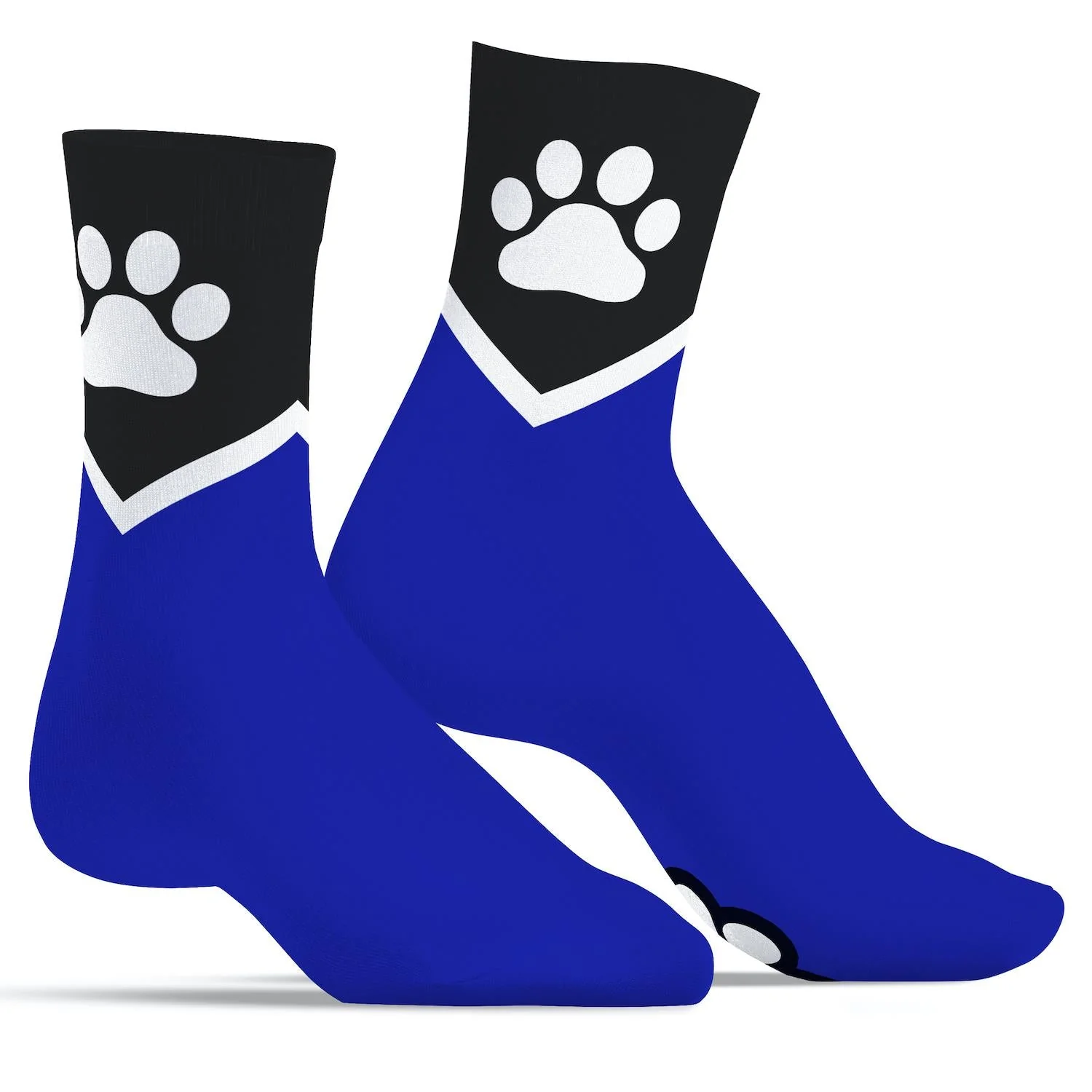 SNEAKXX "Paw" Skater Socks, Blue