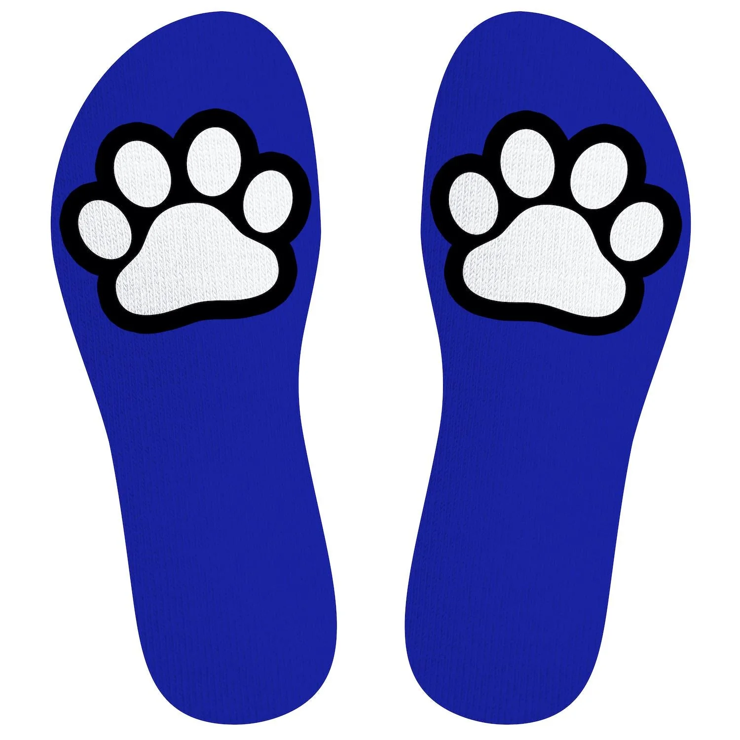 SNEAKXX "Paw" Skater Socks, Blue - Image 2