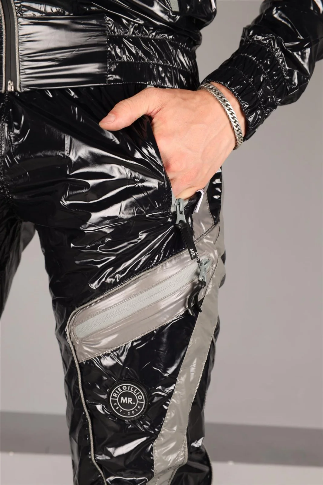 Base Track Pants, Grey - Image 4