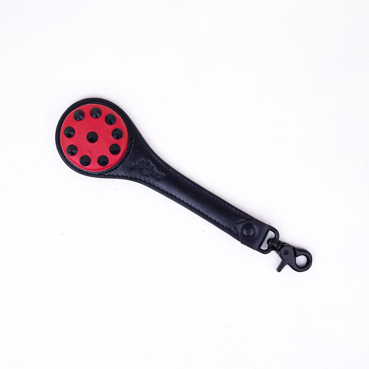 The Claw, Studded Ballbuster Paddle, Black & Red