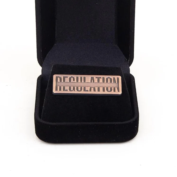 REGULATION Collectors Logo Pin, Bronze, No. 002