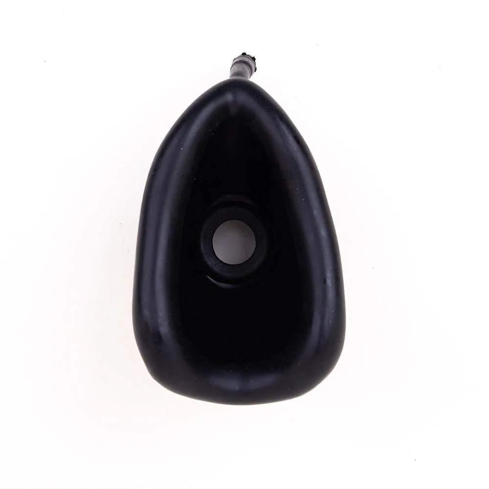 Rubber Anaesthesia Face Mask & Head Harness, Black - Image 3